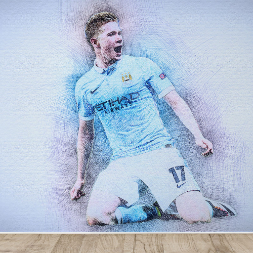 Papier peint panoramique Football - Joueur de Foot
