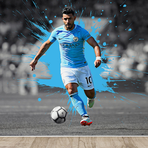 Papier peint panoramique Football - Joueur de Foot