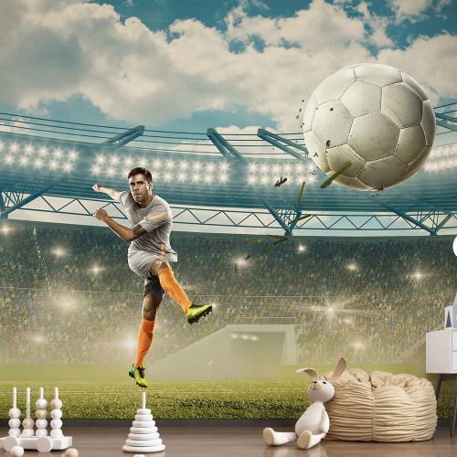 Papier peint panoramique Football - Joueur de Foot