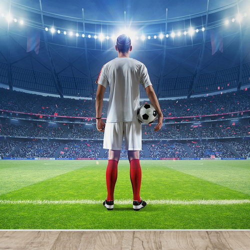 Papier peint panoramique Football - Joueur de Foot