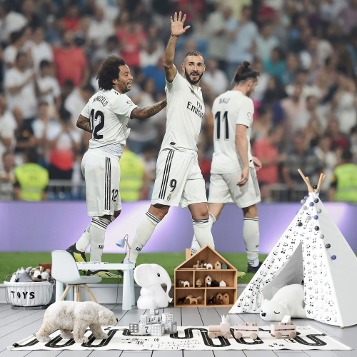 Papier peint panoramique Football - Joueurs de Foot