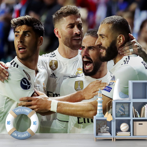 Papier peint panoramique Football - Joueurs de Foot