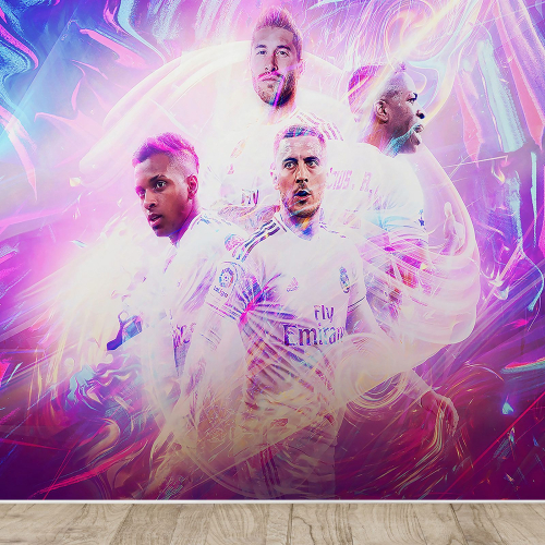 Papier peint panoramique Football - Joueurs de Foot
