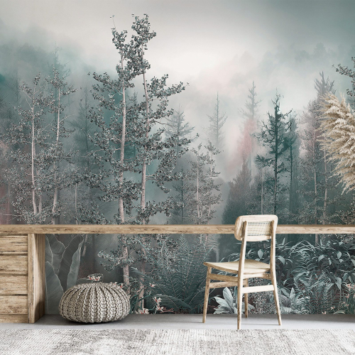 Papier peint panoramique - Forêt