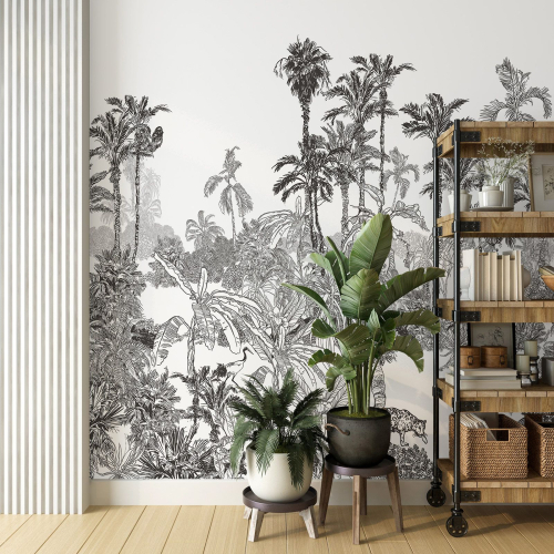 Papier peint panoramique - Forêt tropicale