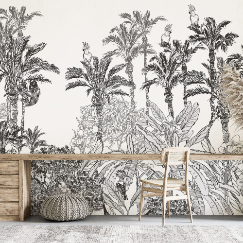 Papier peint panoramique - Forêt tropicale