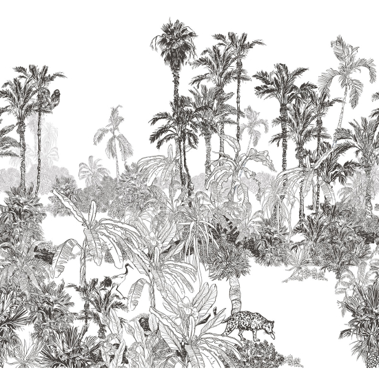 Papier peint panoramique - Forêt tropicale