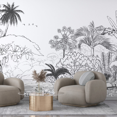 Papier peint panoramique - Forêt tropicale