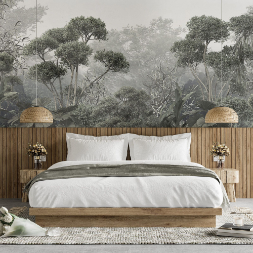 Papier peint panoramique - Forêt tropicale