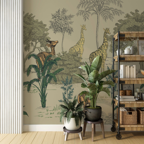 Papier peint panoramique - Forêt tropicale