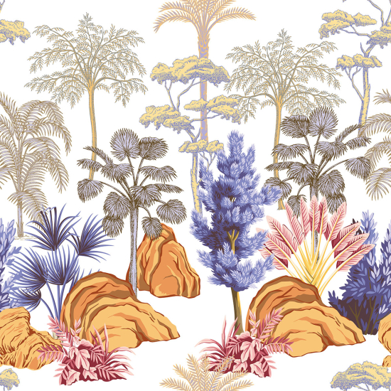 Papier peint panoramique - Forêt tropicale