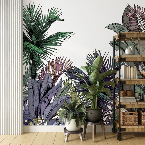 Papier peint panoramique - Forêt tropicale