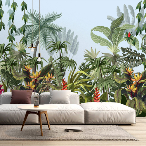 Papier peint panoramique - Forêt tropicale