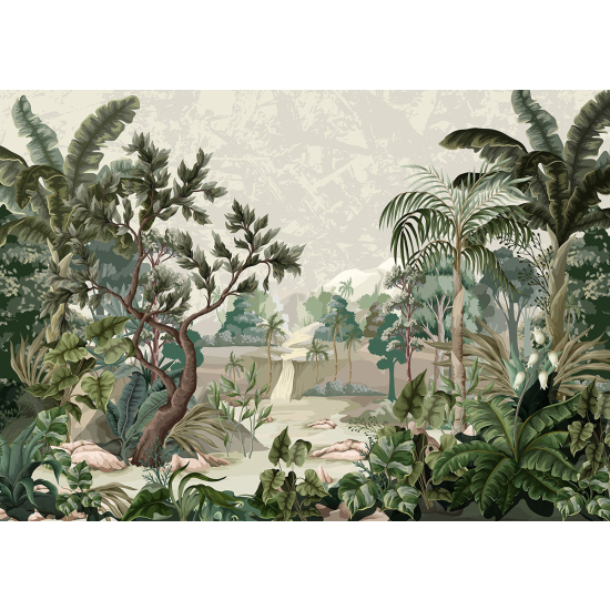 Papier peint panoramique - Forêt tropicale