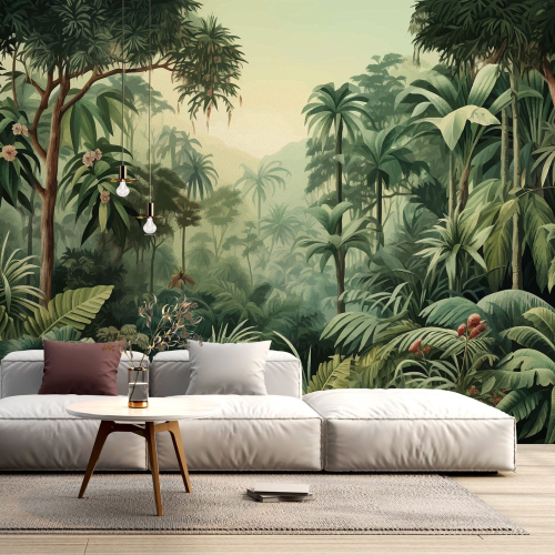 Papier peint panoramique - Forêt Tropicale