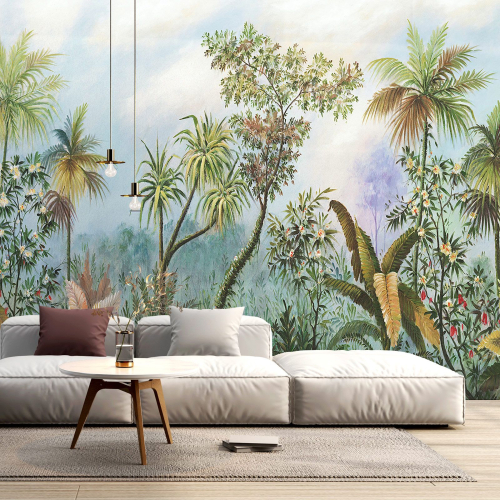 Papier peint panoramique - Forêt tropicale
