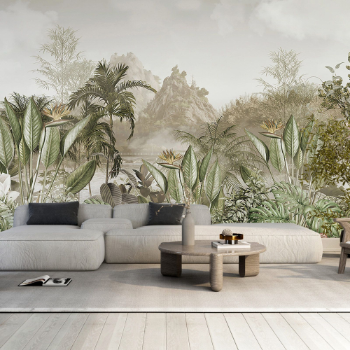 Papier peint panoramique - Forêt Tropicale