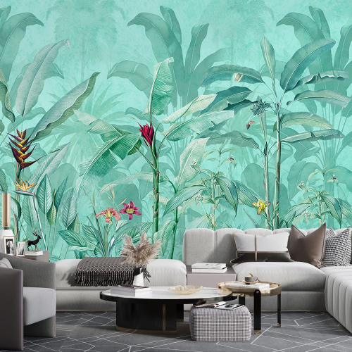 Papier peint panoramique - Forêt Tropicale
