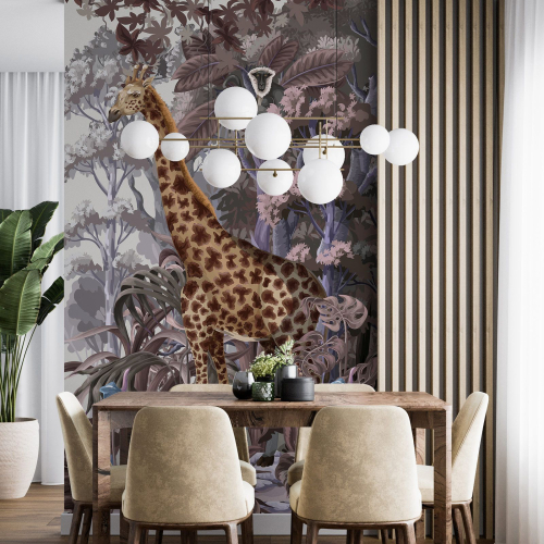 Papier peint panoramique - Girafe