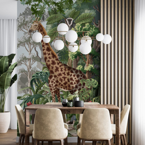 Papier peint panoramique - Girafe