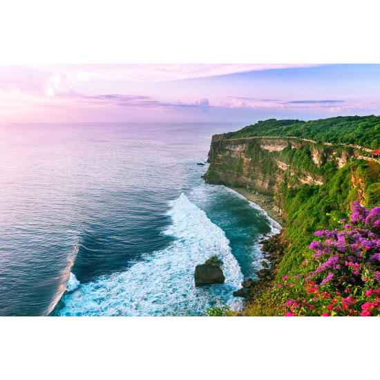 Papier peint panoramique - La mer Falaises