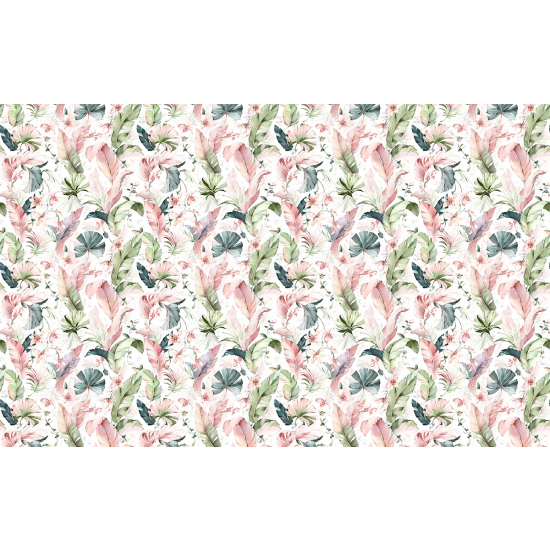 Papier peint panoramique - Motif Feuilles tropicales