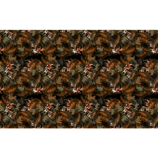Papier peint panoramique - Motif Feuilles tropicales