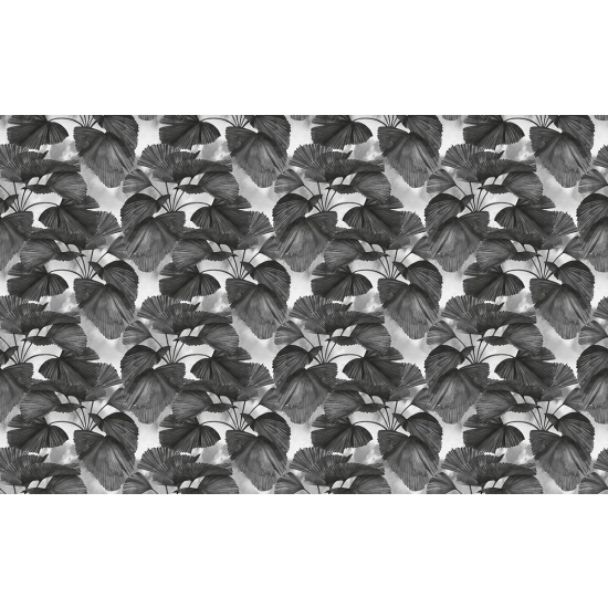 Papier peint panoramique - Motif Feuilles tropicales