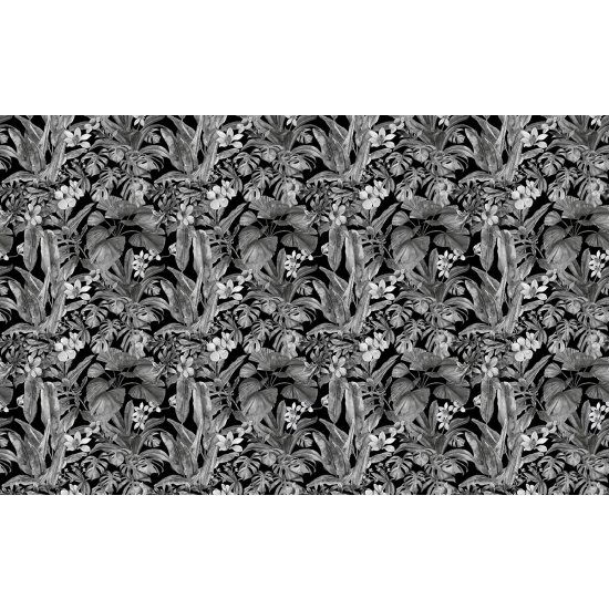 Papier peint panoramique - Motif Feuilles tropicales