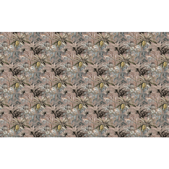 Papier peint panoramique - Motif Feuilles tropicales