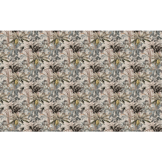 Papier peint panoramique - Motif Feuilles tropicales