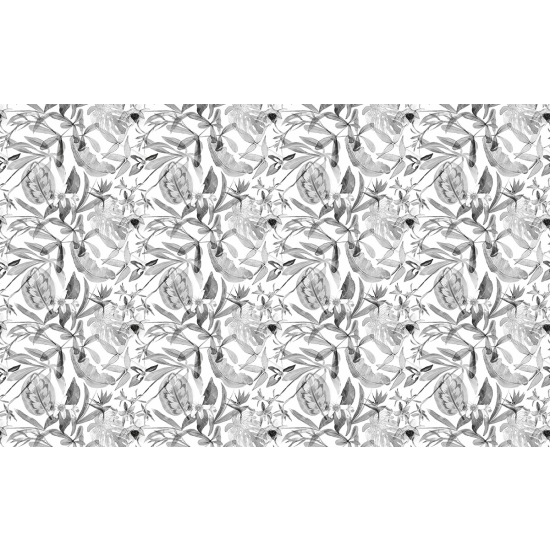 Papier peint panoramique - Motif Feuilles Tropicales