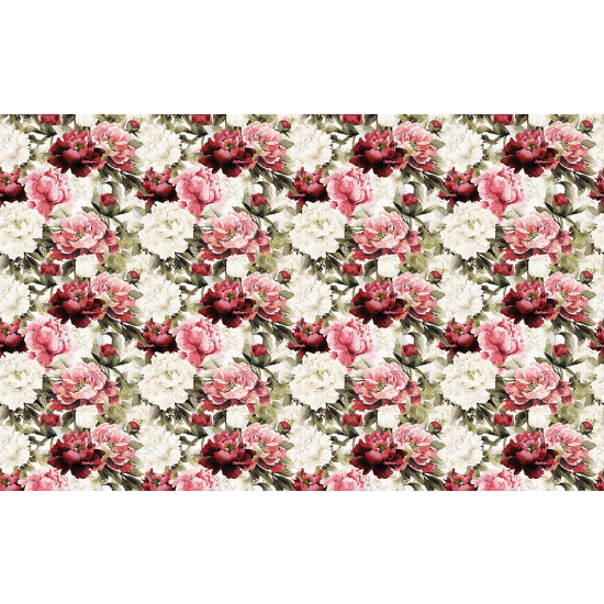 Papier peint panoramique - Motif Fleurs