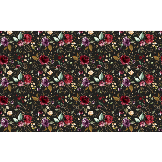Papier peint panoramique - Motif Fleurs