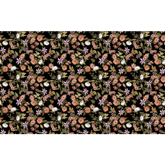 Papier peint panoramique - Motif Fleurs