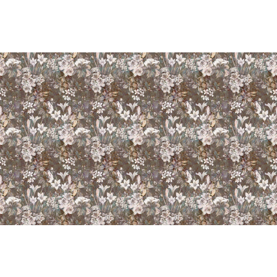 Papier peint panoramique - Motif Fleurs