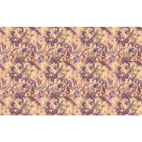 Papier peint panoramique - Motif Fleurs
