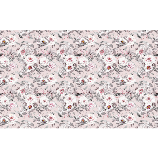 Papier peint panoramique - Motif Fleurs