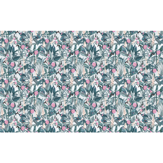 Papier peint panoramique - Motif Fleurs