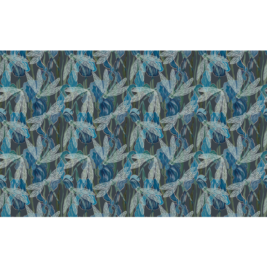Papier peint panoramique - Motif Libellules