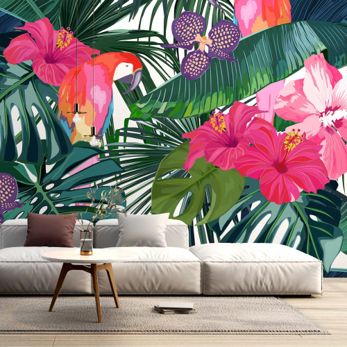 Papier peint panoramique - Motif Tropical