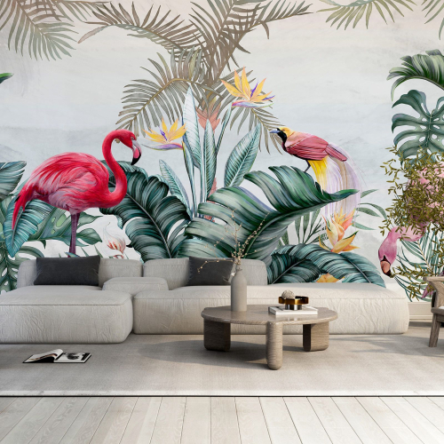 Papier peint panoramique - Motif Tropical