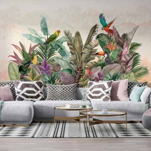 Papier peint panoramique - Motif Tropical