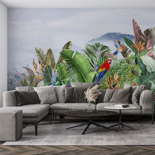 Papier peint panoramique - Motif Tropical