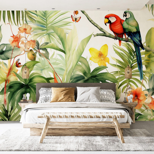 Papier peint panoramique - Motif Tropical