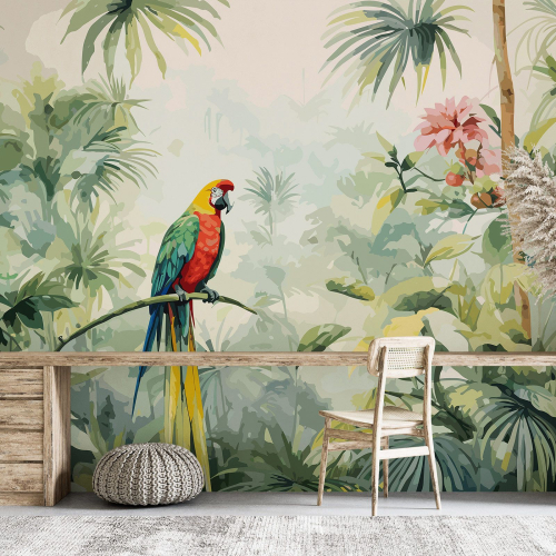 Papier peint panoramique - Motif Tropical