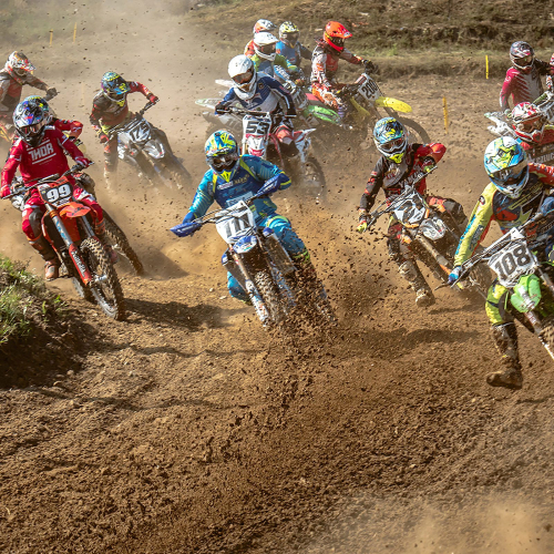 Papier peint panoramique Motocross