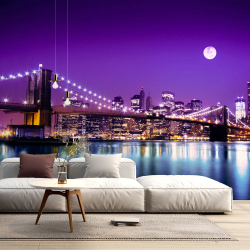 Papier peint panoramique - New York Lune