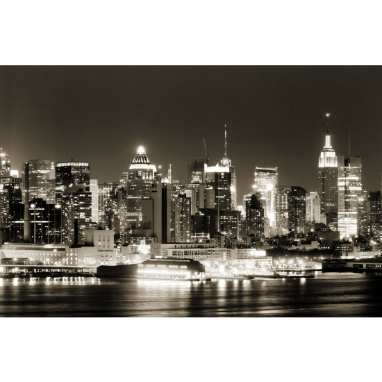 Papier peint panoramique - New York Sépia
