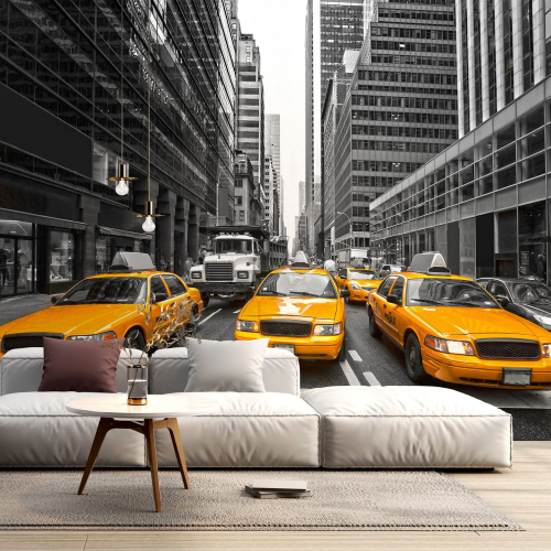 Papier peint panoramique - New York Taxis